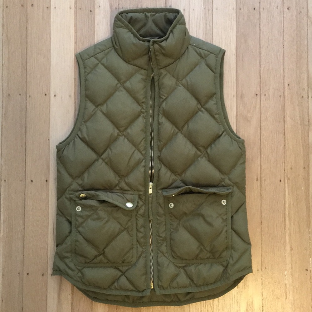 J crew puff vest